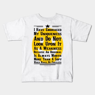 Totally Unique And Priceless Kids T-Shirt